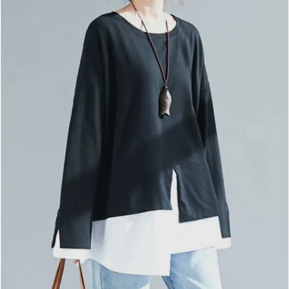 10 Chic Asymmetrical Tunic Top - Picture 1 of 5